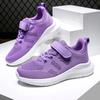 Cute Girls Casual Shoes Lightweight Mesh Running Sneakers Student Kids Flat Comfortable Walking Footwear Non-Slip Sport Shoes