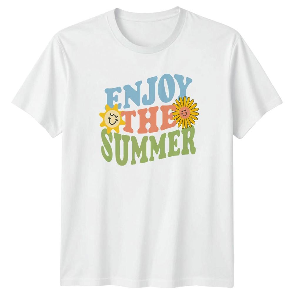 Enjoy The Summer Unisexs TShirt Retro Summer Gift For Her S
