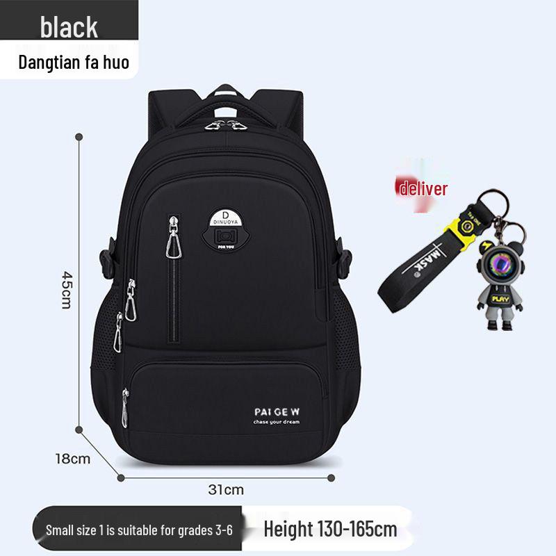 Xiangdun Rückenschützender Rucksack für Jungen & Mädchen - Großes Fassungsvermögen, Lastreduzierendes Design