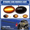 2Pcs Car Dynamic LED Side Marker Lihgt Turn Signal Lamp For Opel Corsa B C Astra F Combo B C Meriva A Car Accessories