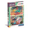 Puzzle 2x60 Pieces Stitch, For Children from 3 Years Old, Cartoon Theme, CLEMENTONI