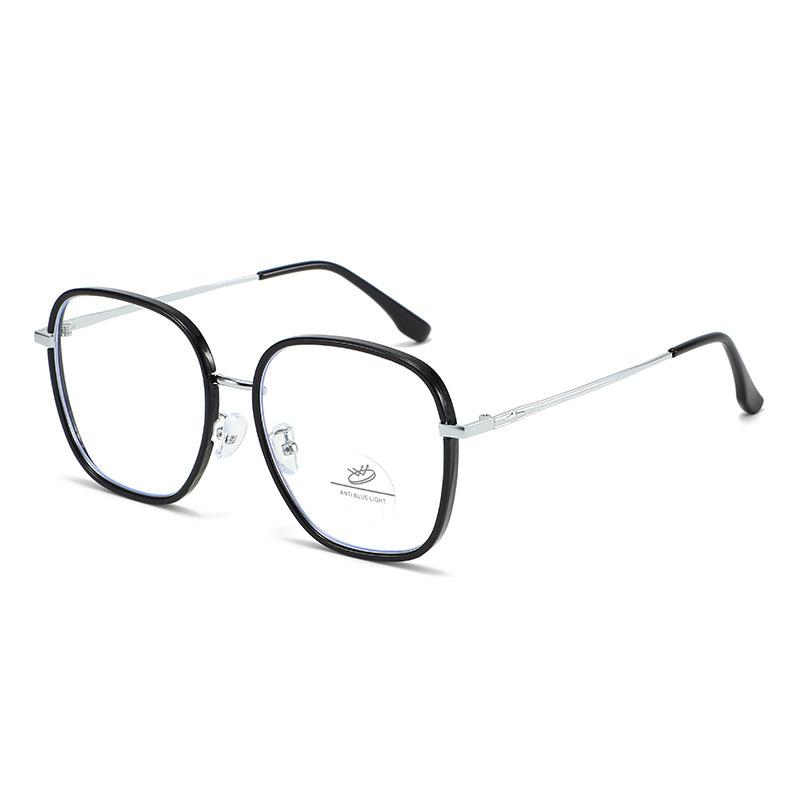 Anti-blue Light Glasses For Women Without Makeup Large Frame Polygonal Myopia Glasses Frame MH9092