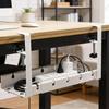 No Drilling Under Desk Rack Wire Management Tray Retractable Cable Organizers Home Office PC Router Data Wire Metal Storage Rack