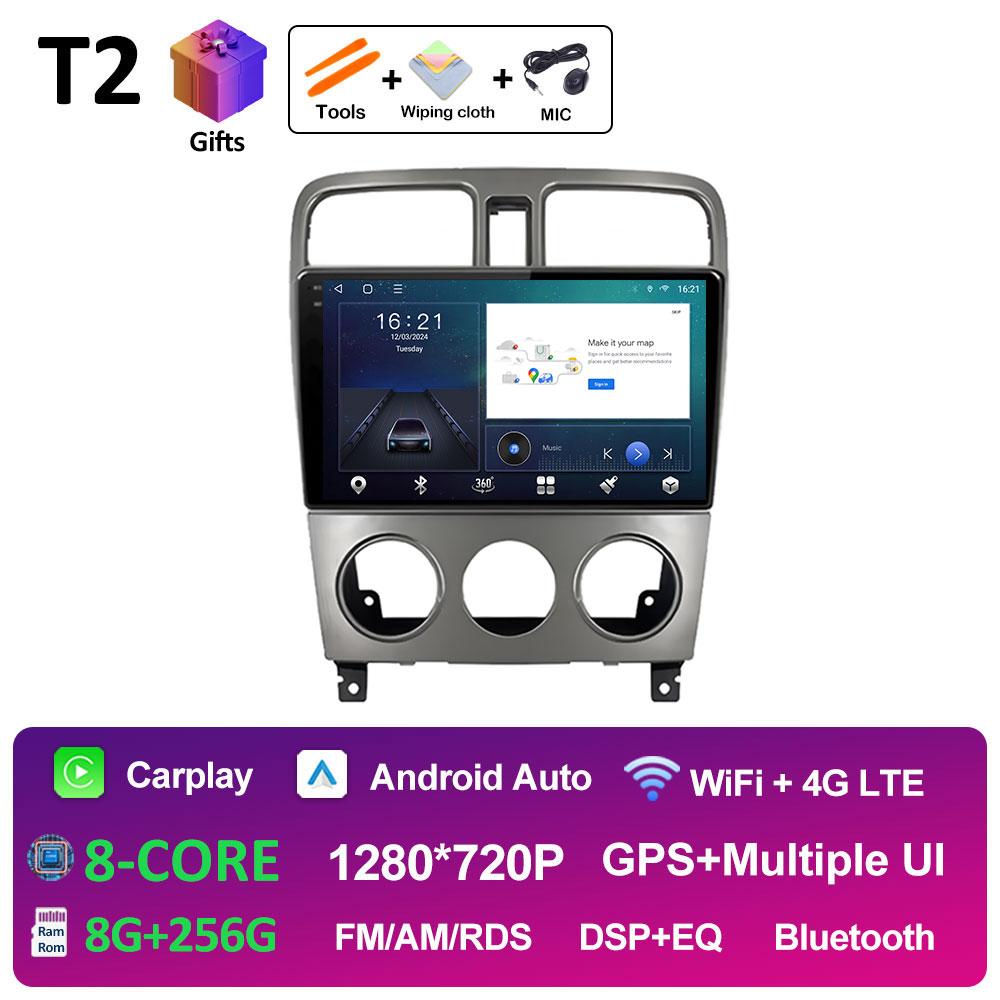 For Subaru Forester SG 2002 2001 2002 2003 - 2008 Wireless Carplay Android Auto Car Multimedia Video Player DSP Stereo Head Unit