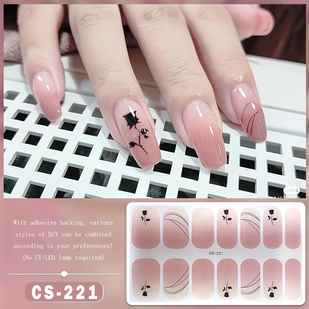 

Гель-лак для ногтей без запекания Водостойкие женские наклейки для ногтей Долговечный готовый продукт Женские наклейки для ногтей Здоровье и красота CS221