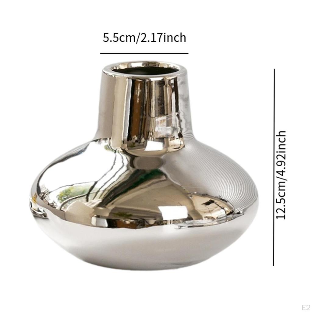 -Flower Vase, Decorative Vase for Indoor Use, Home Organizer, Desk, Minimalist Flower Pot, Bud