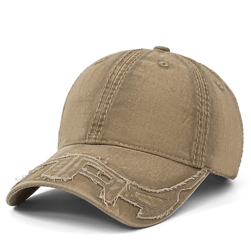 Unisex Adhesive Baseball Cap, Washed And Worn, Soft Top, Fashionable And Versatile Hat