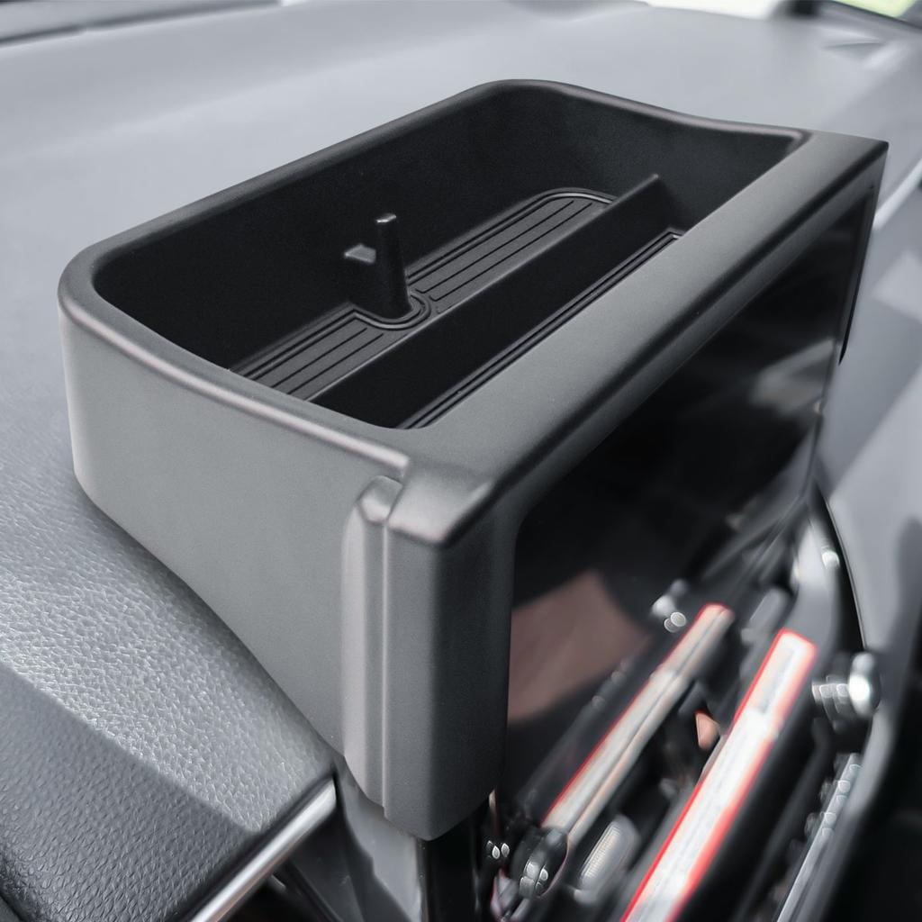 For 2020-2025 2025 Toyota Corolla & 2025-2025 Corolla Cross Center Console Dashboard Organizer Tray Dash Mounted Storage Box