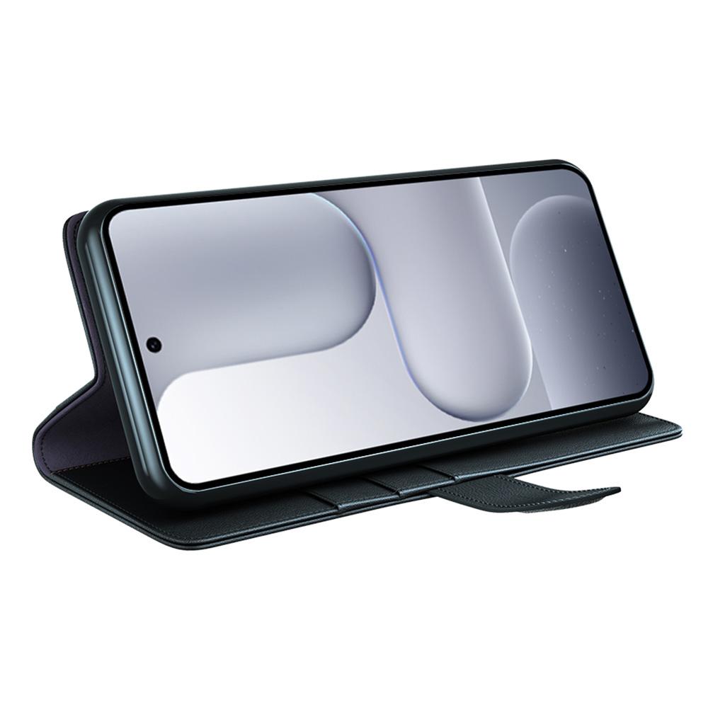 For Honor 500 5G Case Genuine Split Leather Phone Cover with Wallet Stand