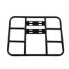 Food Delivery Box Rack, Rear Grille, 80kg Load Capacity, Seamless Steel Pipe, Universal for Motorcycles and Electric Bicycles (Type 2 48/38)