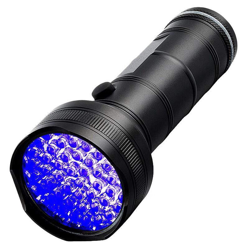 Aluminum Alloy 100-LED UV Flashlight