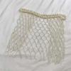 French Style Pearl Waist Chain Handmade Beaded Belt Luxury Pearls Tassel Shawl  Summer Beach