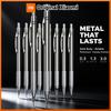 Xiaomi Full Metal Mechanical Pencil Set 0.5 0.7 0.9 1.3 2.0mm Press Propelling Pencils with HB Lead Refills for Drawing Stationery