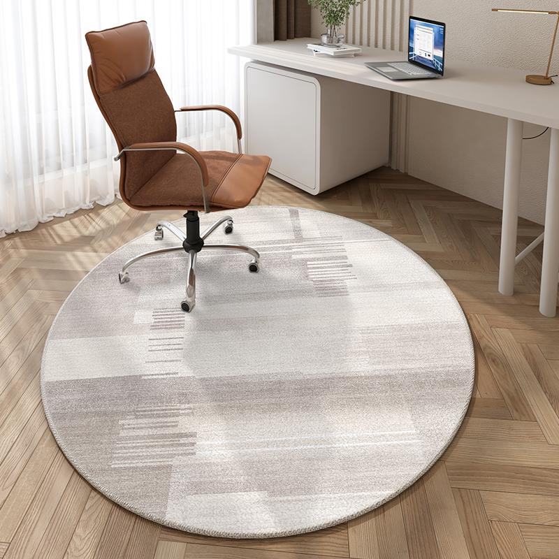 Japanese Style Living Room Decoration Carpet Simple Striped Rugs for Bedroom Round Lounge Soft Rug Home Thick Washable Floor Mat