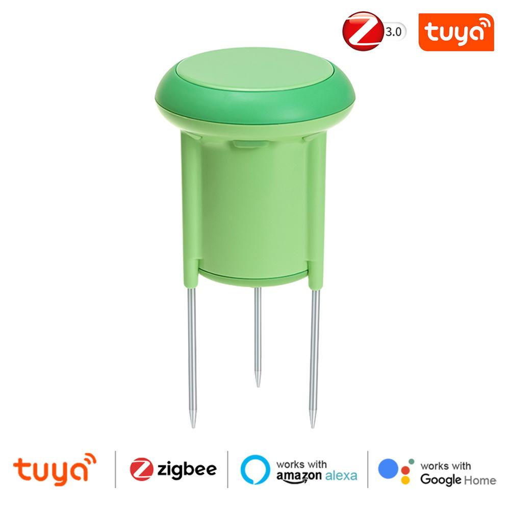 

Tuya ZigBee smart Soil Tester Temperature and Humidity Sensor IP66 Grade Waterproof Plant Monitor Support Alexa Google Assistant 1pc