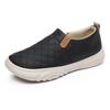 Women's Autumn Non-slip Leather Casual Mom Shoes - Thick Sole Old Beijing Style