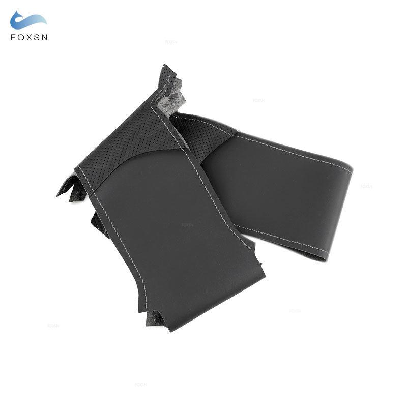 For Opel Vauxhall Holden Astra K Corsa E Crossland X ignia CT Karl Zafira C 2016- Braids on Steering Wheel Leather Cover