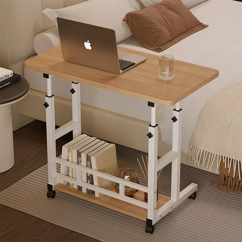 Mobile Study Desk: Adjustable Bedside Computer Table for Dorms & Bedrooms