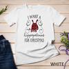 I Want A Hippopotamus For Christmas Cute Gift Women Men Kids Unisex T-shirt