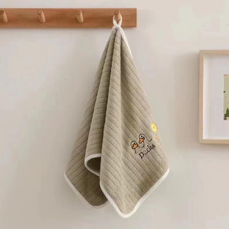 Cartoon Children's Towel Coral Fleece Face Towel Soft Small Towel