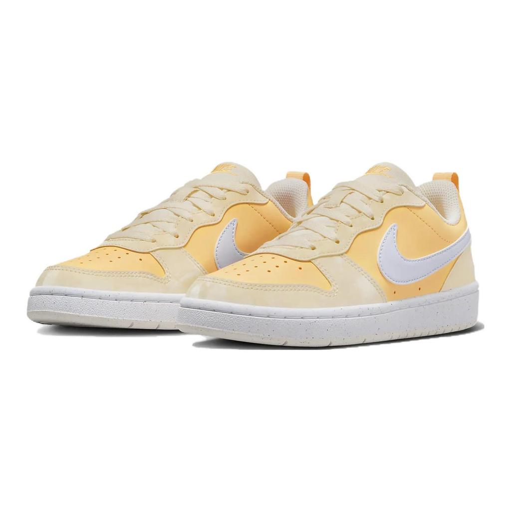 Nike Court Borough Low Recraft GS Pale Ivory Melon Tint Kids Sneakers Cream White Football-Grey DV5456-107