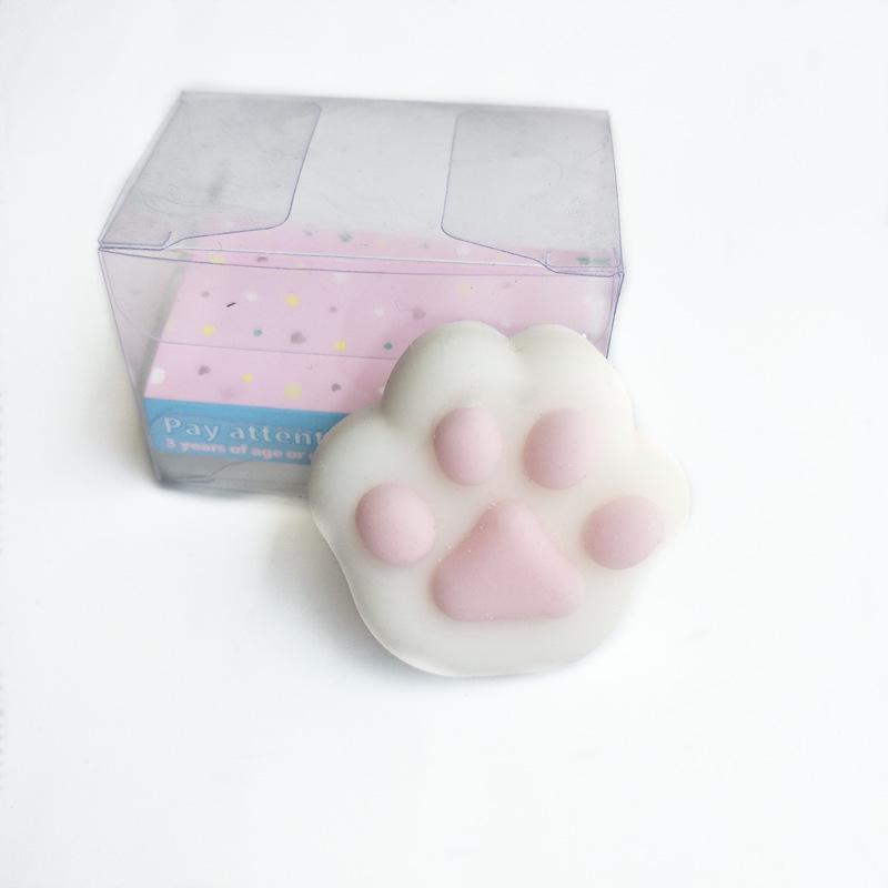 Japan Moe Small Animal Squeeze Toy: Soft Rubber Dumpling Peach