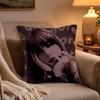 Hot Singer HHayley Williams Pillow Case Soft Plush Cushion Cover Double Print and Invisible Zipper for Sofa Home Car Use