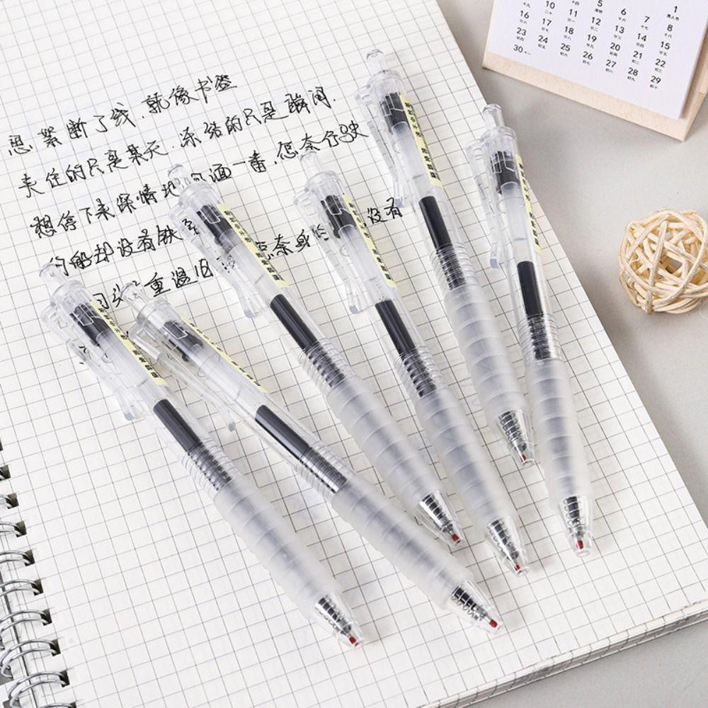 Stationery Ballpoint Pen 0.5mm Writing Gel Pen Business Signature Pen Retractabl Neutral Pen Set