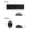 Deli Wired Keyboard and Mouse Combo
