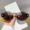 Vintage Round Frame Fashionable Men's Glasses New Outdoor Personalized Wide Edge with Myopia Sunglasses Gafas De Sol Para Hombre