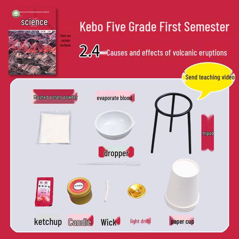 

5th Grade Science Kit: Volcanic Eruptions Textbook Edition