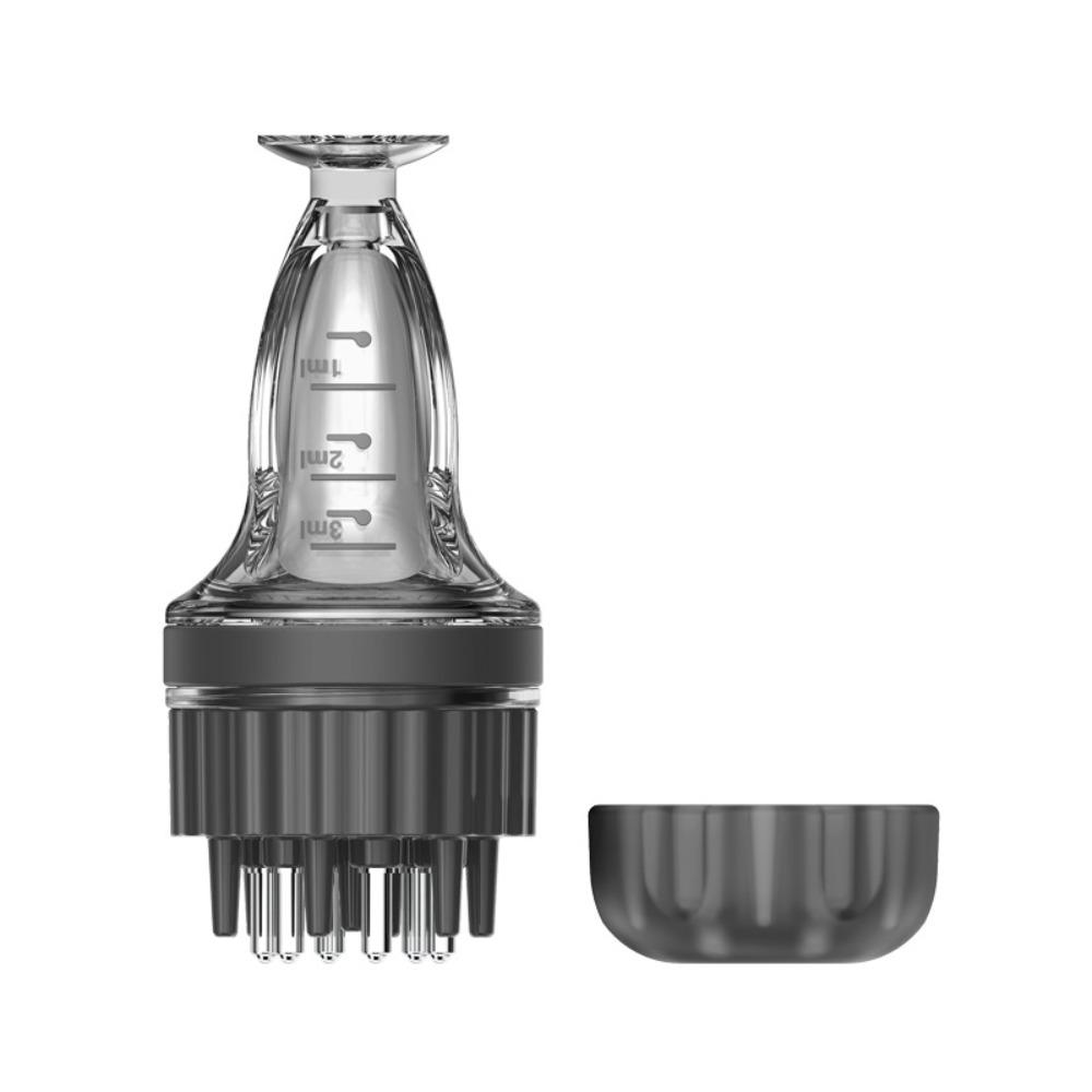 Liquid Guiding Massager Scalp Applicator Comb Professional Liquid Guide Comb Hair Scalp Treatment чёрный