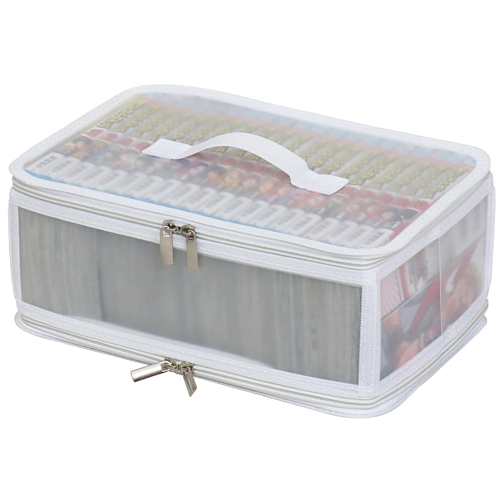 Astro Comic Storage Case, Clear Case, White. Protects books, manga, comics, and paperbacks from