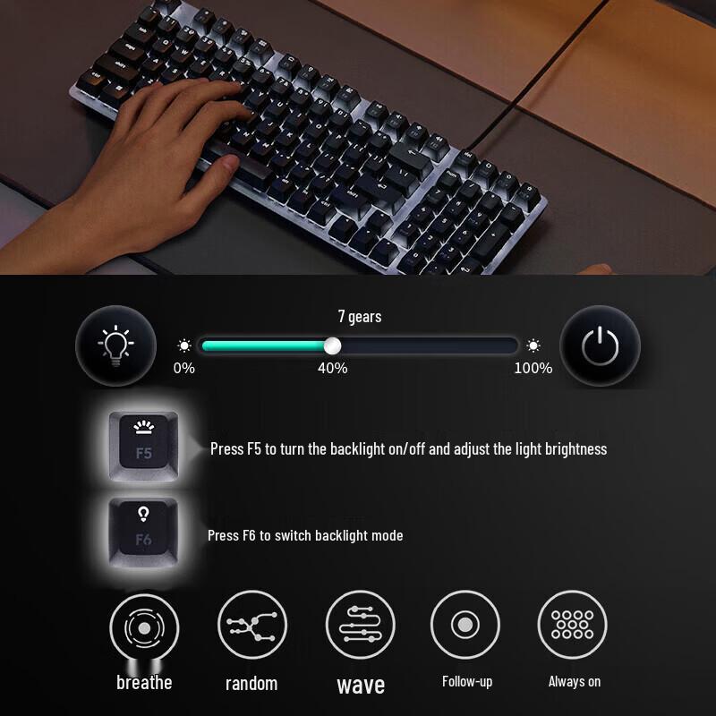 Logitech K828 Wired Mechanical Keyboard and G502HERO Mouse Combo