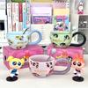 Cute Powerpuff Girls Ceramic Mug Drinking Mug for Boys and Girls Couple Drinking Mug Office Coffee Mug Birthday Gift