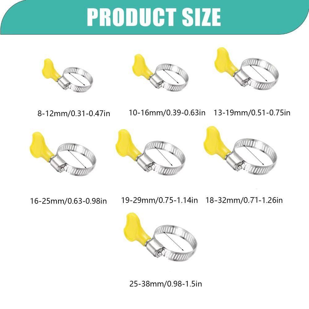 10 Pcs Sealing Water Pipe Faucet Fasteners Powerful Fastener Hose Clamp  Exhaust Hose