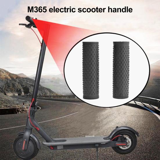 2Pcs Electric Scooter Silicone Handlebar Cover for Xiaomi M365 Waterproof Anti-Slip Scooter Handle Grip Protective Sleeve Replacement Scooter
