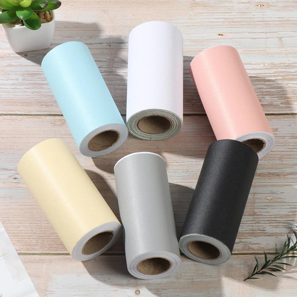 1PC 5m/196.85inch PVC Self-adhesive Baseboard Waterproof Wall Sticker Window Sill Door Frame Edge Wrapping Renovation Decorative