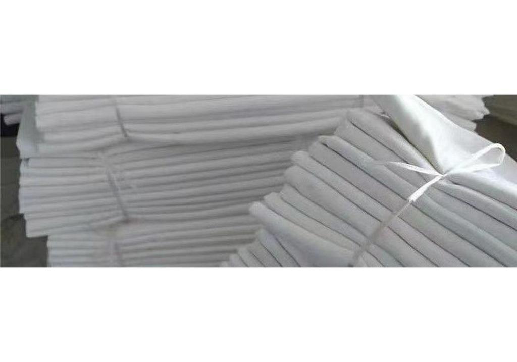 Pure White Satin Stripe Hotel Bedding: Solid Color Single Sheets