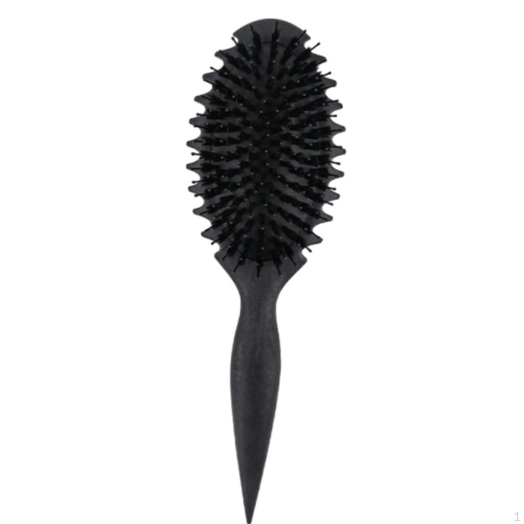 Curly Hair Brush Portable Styling for Detangling Salon Home Travel Whaet Color
