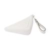 Prada Saffiano Monochrome Embossed Logo Triangle Nappa Lambskin Clutch Women Clutch White 1NE039-2BYA-F0009