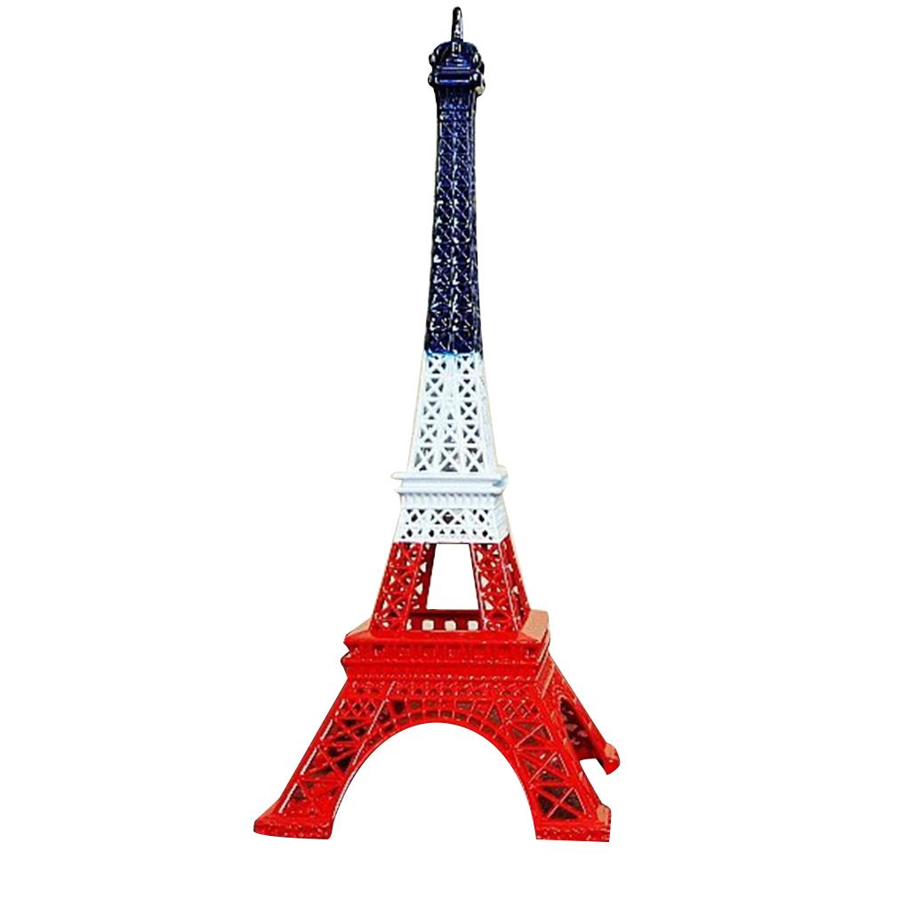 

New Colorful Tower Statue Sculpture Paris Decor Metal Home Ornament 25cm