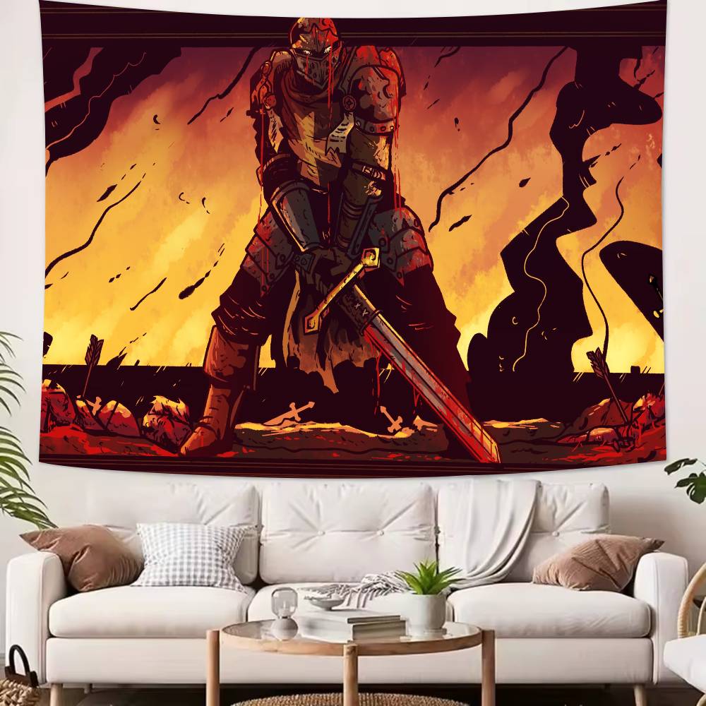 Large Cool Darkest Dungeon Video Gaming Popular Room Decoration Wall Tapestry Art Room Home Decor Wall Art Decor