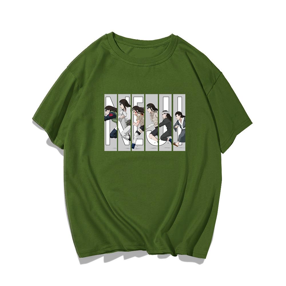 Short-sleeved men's summer tide brand joint cartoon animation peripheral pure cotton loose trend T-shirt 0207