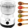 Electric Coffee and Spice Grinder With 4 Stainless Steel Blades - 300ml Fast Grinding Mill, One Button Use Portable for Home Kitchen