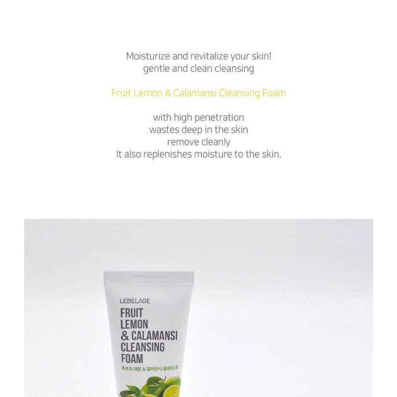 LEBELAGE - Fruit Lemon & Calamansi Cleansing Foam