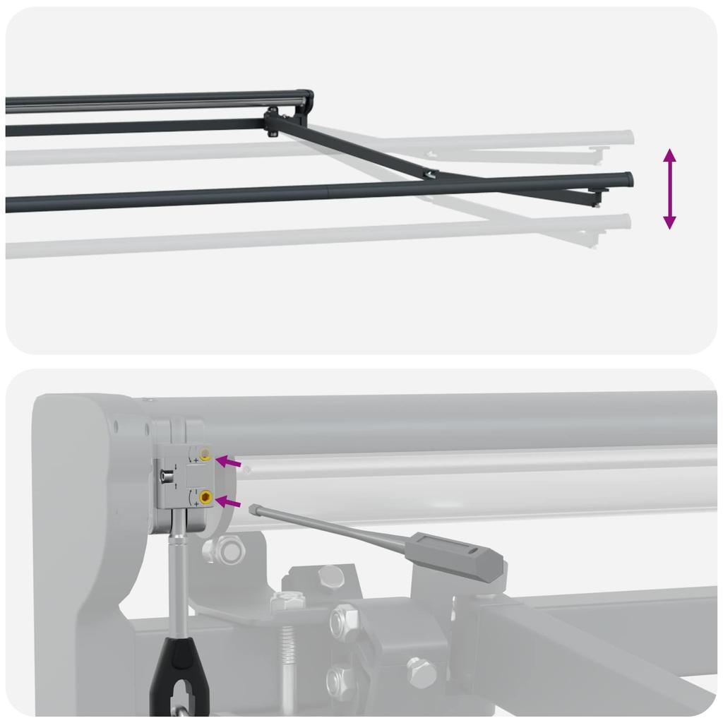 Electric Retractable Awning Anthracite 4 x 2 m