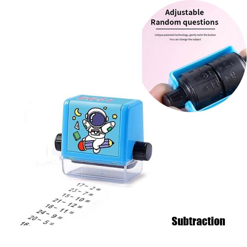 

Роликовий цифровий навчальний штамп у межах 100 практичних запитань для викладання математики