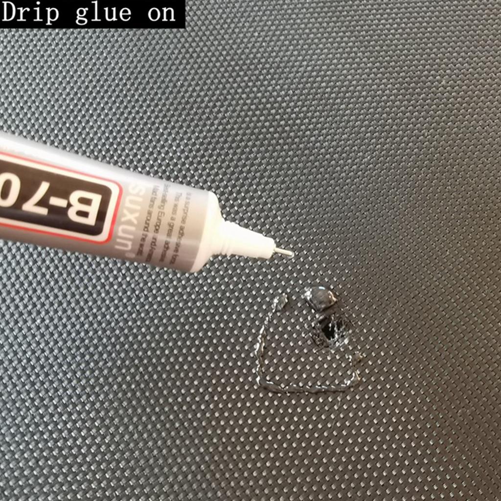 Trampoline Lappe Reparasjonssett 4"x 4" Firkantet Lappe Telt Trampolinematrass Rive Hull Feil Reparasjonslapp Vanntette Lapper