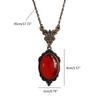 Vintage Pendant Chain Necklace Women Fashion Jewelry Vintage Charm Accessories